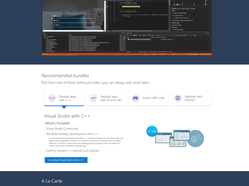 Visual Studio Onboarding