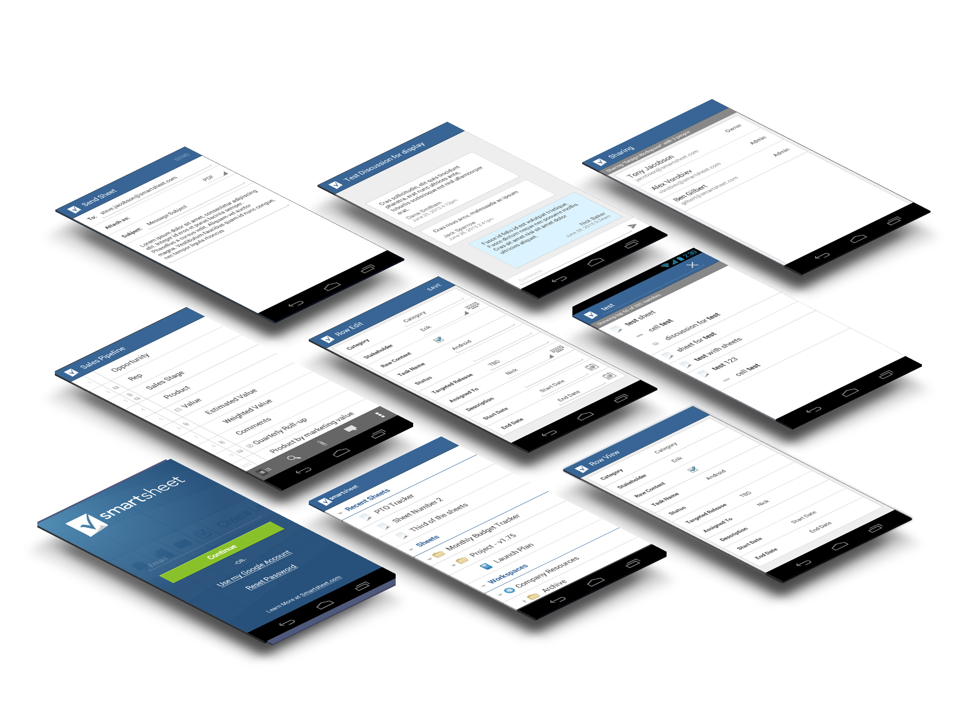 Smartsheet android marketing image